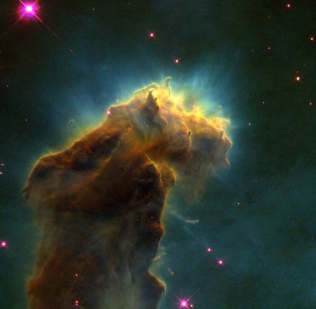 Star Birth clouds in the Eagle Nebula in   M16