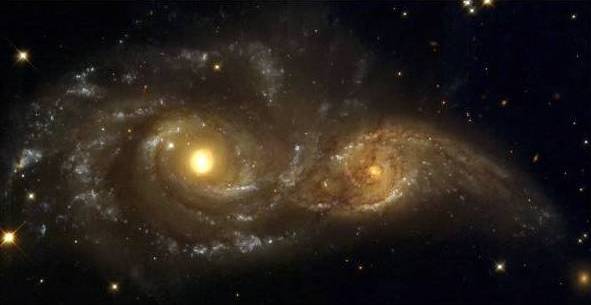 Galaxies NGC2207 &   IC2163